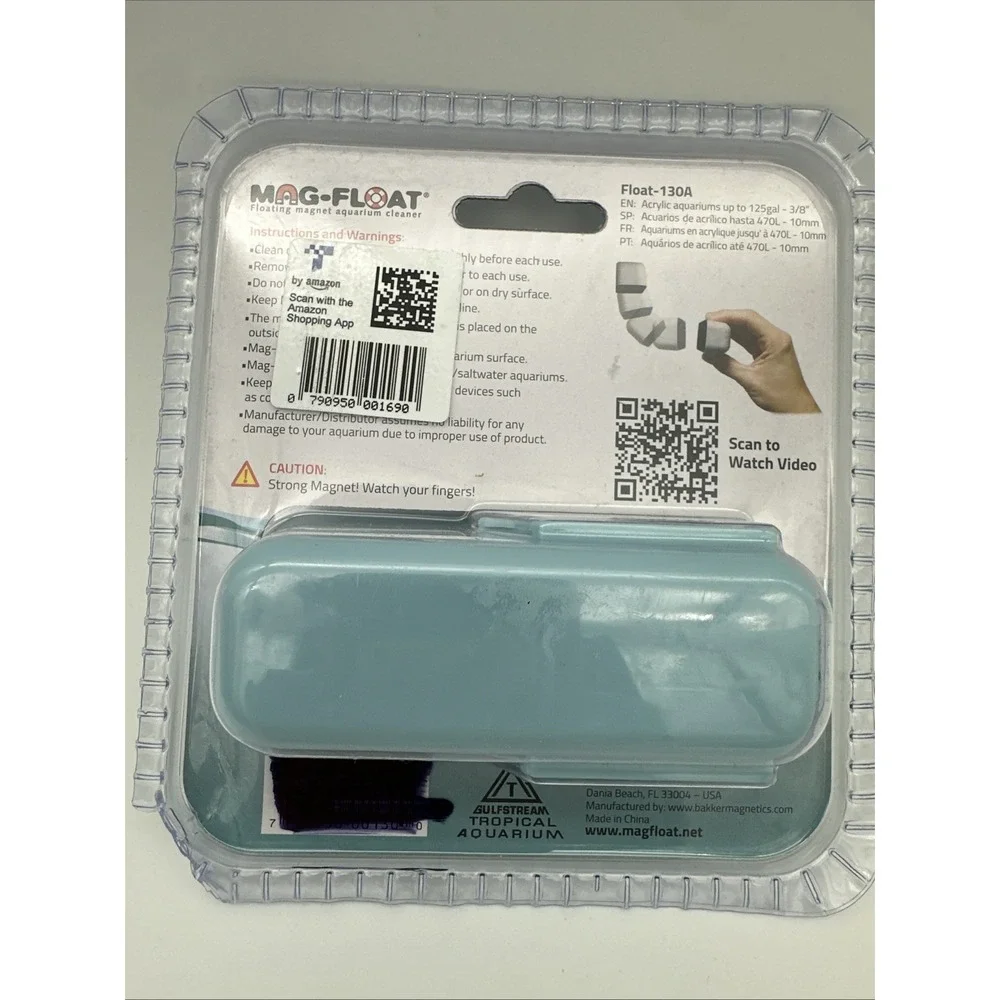New 130A Medium Acrylic Algae Magnet - MagFloat‎